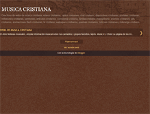 Tablet Screenshot of musicacristianak.blogspot.com