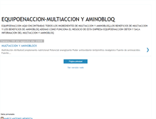 Tablet Screenshot of multiaccionyaminoblock.blogspot.com