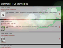 Tablet Screenshot of islam4allu.blogspot.com