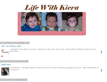 Tablet Screenshot of lifewithkiera.blogspot.com