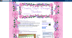 Desktop Screenshot of countrystyledesignsfreebies.blogspot.com
