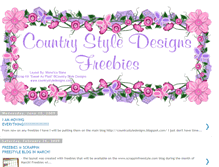 Tablet Screenshot of countrystyledesignsfreebies.blogspot.com