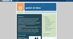 Desktop Screenshot of blogdeideas-gestion.blogspot.com