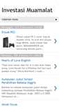 Mobile Screenshot of investasimuamalat.blogspot.com