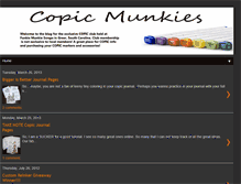 Tablet Screenshot of copicmunkie.blogspot.com