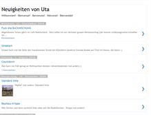 Tablet Screenshot of neuigkeiten-von-uta.blogspot.com
