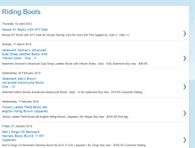 Tablet Screenshot of myridingboots.blogspot.com