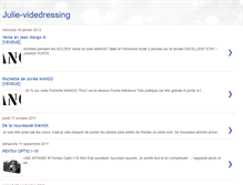 Tablet Screenshot of julie-videdressing.blogspot.com