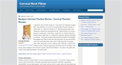 Desktop Screenshot of cervical-neck-pillow.blogspot.com
