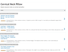 Tablet Screenshot of cervical-neck-pillow.blogspot.com