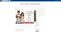 Desktop Screenshot of dalton-designs.blogspot.com