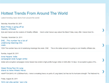 Tablet Screenshot of hotesttrendingtopics.blogspot.com