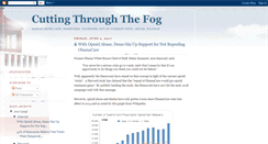 Desktop Screenshot of cuttingthroughthefog.blogspot.com