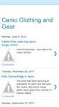 Mobile Screenshot of camouflageclothingandgear.blogspot.com