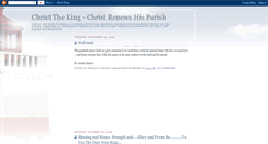 Desktop Screenshot of christrenewshisparish.blogspot.com