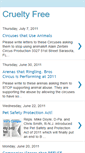 Mobile Screenshot of crueltyfreeanimalfriendly.blogspot.com