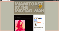 Desktop Screenshot of miamitoast.blogspot.com