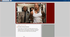 Desktop Screenshot of dwayne-johnson-workout.blogspot.com