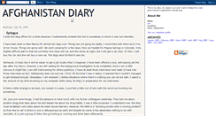 Desktop Screenshot of afghanistandiary.blogspot.com