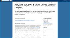 Desktop Screenshot of marylandduiattorney.blogspot.com