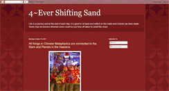 Desktop Screenshot of 4evershiftingsand.blogspot.com
