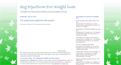Desktop Screenshot of hcg-injections-for-weight-loss.blogspot.com