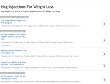 Tablet Screenshot of hcg-injections-for-weight-loss.blogspot.com
