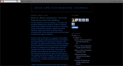 Desktop Screenshot of beck518.blogspot.com