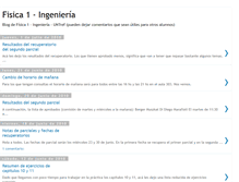 Tablet Screenshot of fisica1-ingenieria.blogspot.com