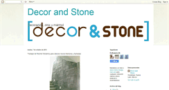 Desktop Screenshot of decorandstone.blogspot.com