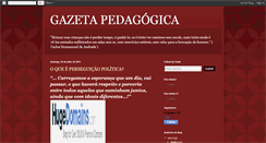 Desktop Screenshot of cronicapedagogica.blogspot.com