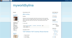 Desktop Screenshot of myworldbylina.blogspot.com