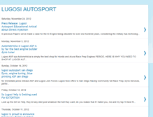 Tablet Screenshot of lugosiautosport.blogspot.com