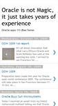 Mobile Screenshot of oracle-magic.blogspot.com