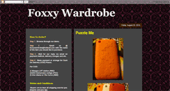 Desktop Screenshot of foxxywardrobe.blogspot.com