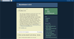 Desktop Screenshot of monotheismevil.blogspot.com