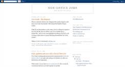 Desktop Screenshot of nonofficejobs.blogspot.com