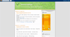 Desktop Screenshot of dnevnemudrosti.blogspot.com