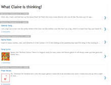 Tablet Screenshot of claireisthinking.blogspot.com