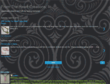 Tablet Screenshot of fromtheheartcreations.blogspot.com