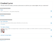 Tablet Screenshot of crookedlurve.blogspot.com