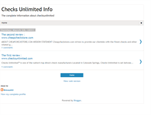 Tablet Screenshot of checksunlimited-info.blogspot.com