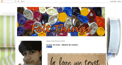 Desktop Screenshot of feltthings.blogspot.com