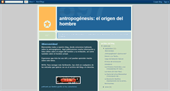 Desktop Screenshot of antropogenesishistoriauniversal.blogspot.com