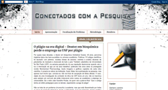 Desktop Screenshot of conectadospesquisa.blogspot.com