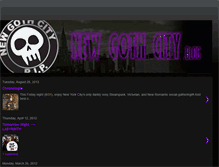 Tablet Screenshot of newgothcity.blogspot.com