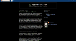 Desktop Screenshot of eldesinformador.blogspot.com