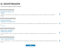 Tablet Screenshot of eldesinformador.blogspot.com
