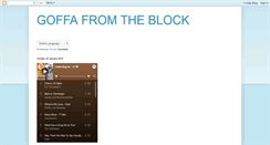 Desktop Screenshot of goffafromtheblock.blogspot.com