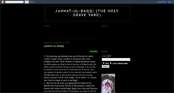 Desktop Screenshot of jannat-ul-baqqi.blogspot.com